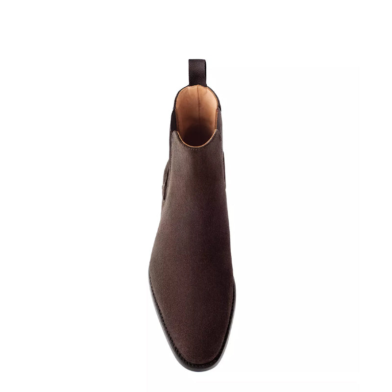 Luxury Suede Italian Leather Chelsea Boot