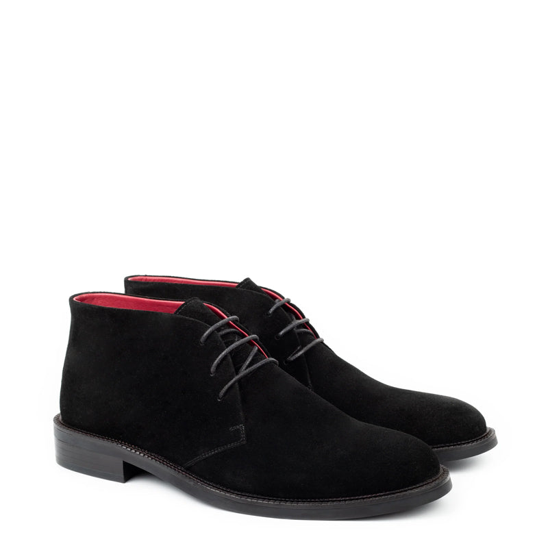 Suede Classic Leather Chukkas  Off White Boot For Men