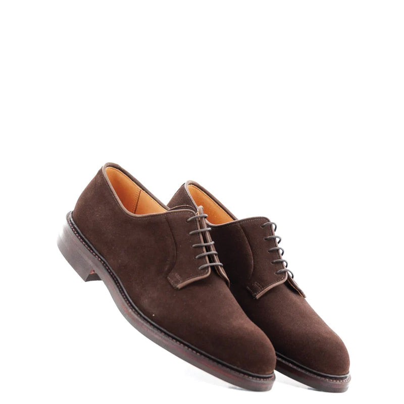 Suede Handmade Solid Leather Derby Shoe