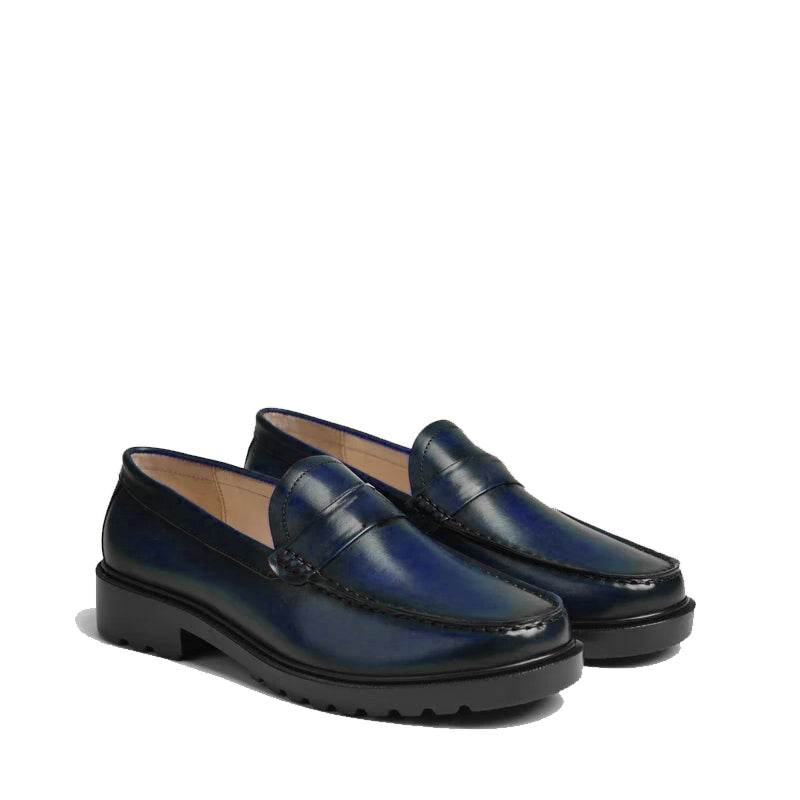 Platform Plain Loafer Shoes