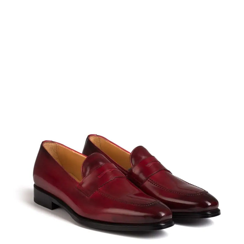 Penny Classic Shiny Leather Tan Loafer
