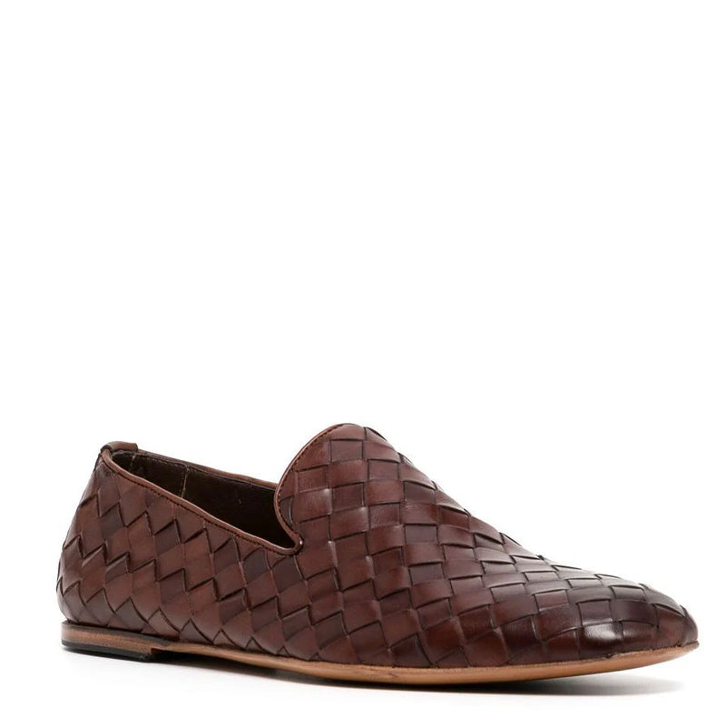 Tessuto Leather Loafers