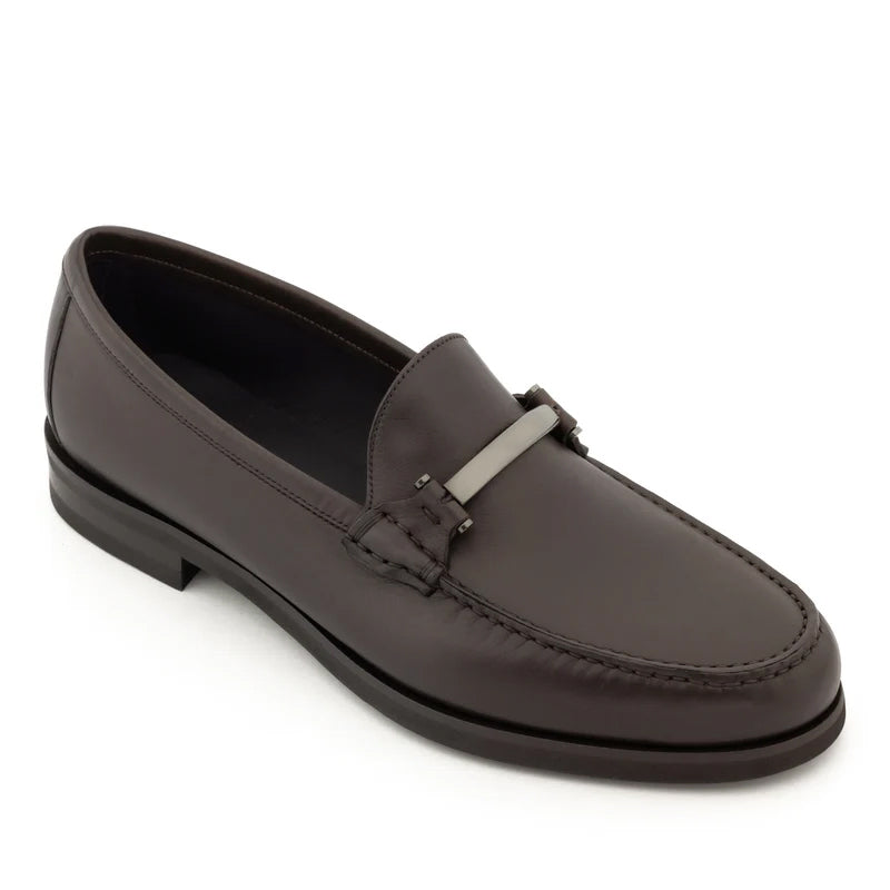 Classy Slip On Leather Brown Loafer