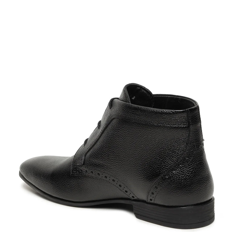 Premium Lace Up Leather Chukkas Boots