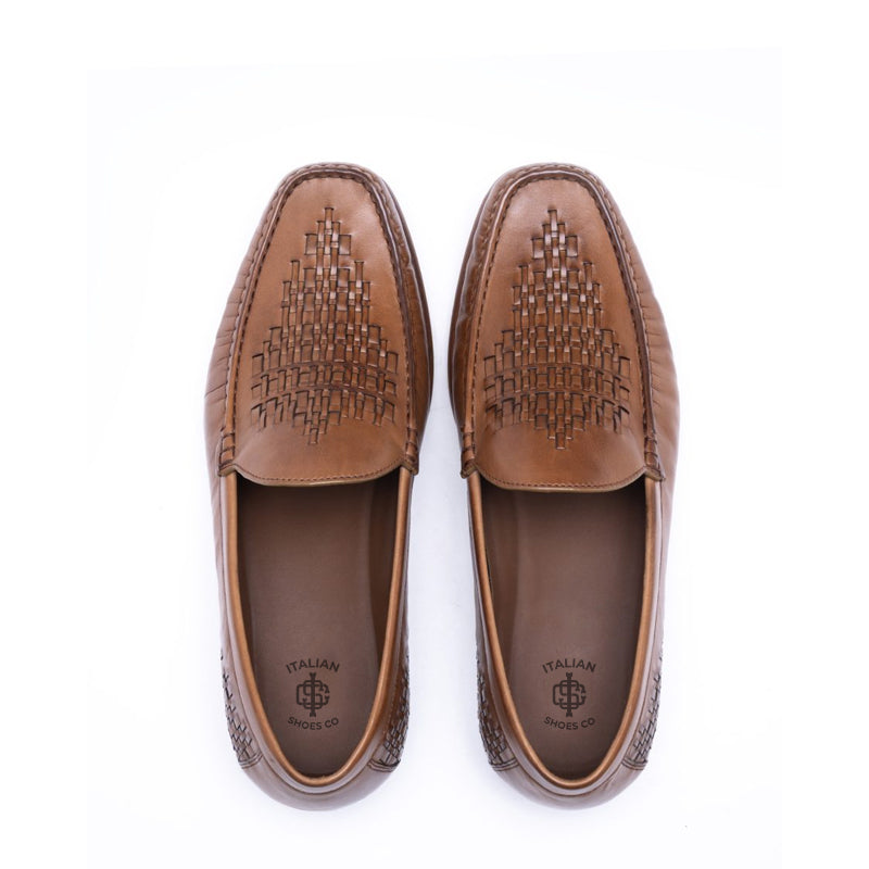 Men Slip-On Leather Tassel Loafer