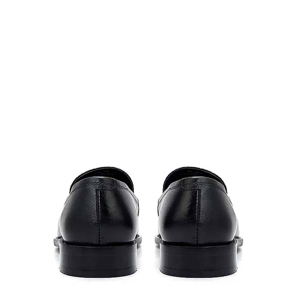 Men Textured Leather Stylish Penny Brown Loafer