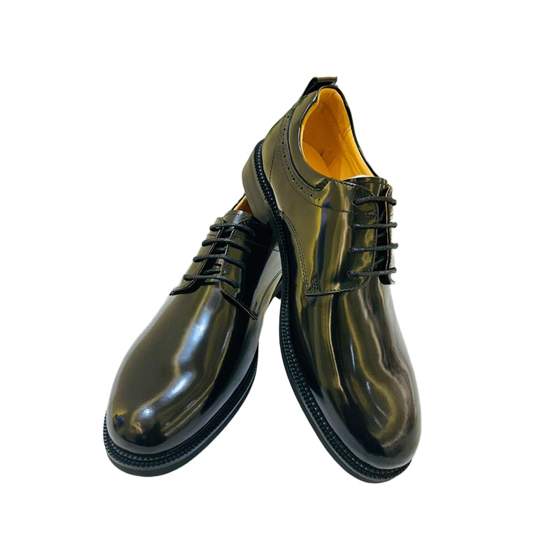 Obsidian Leather Lace up Formal Shoe