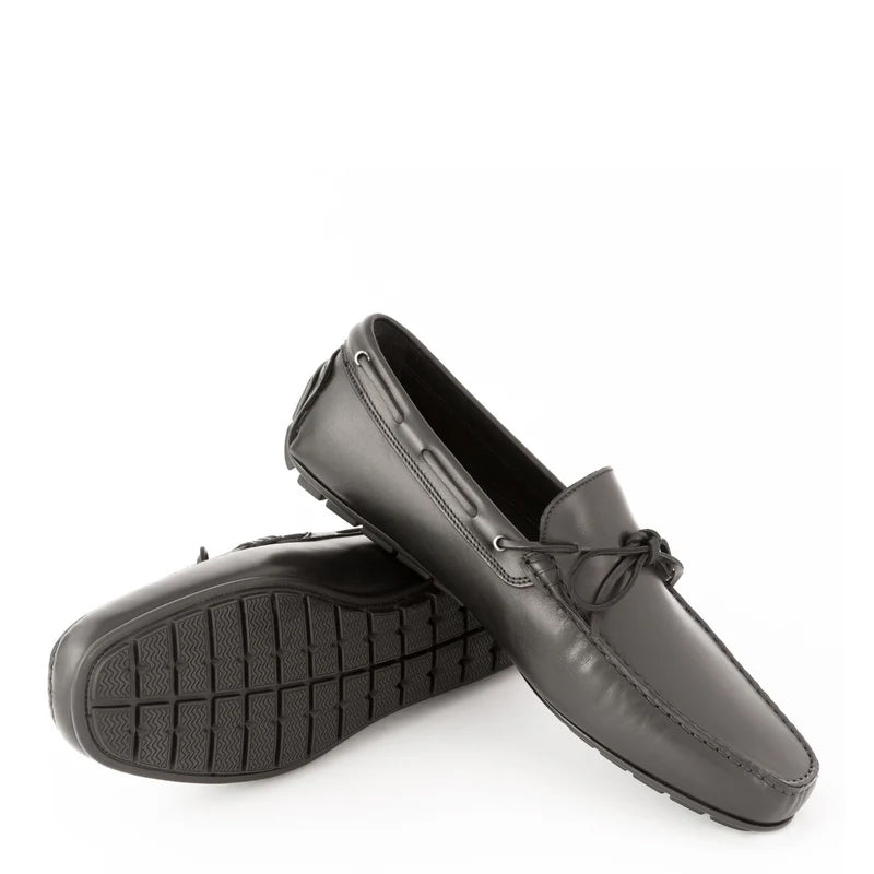 Patent Slip On Leather Brown Loafer