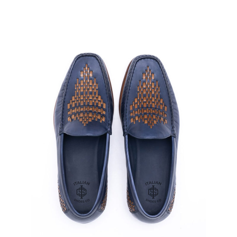 Men Slip-On Leather Tassel Loafer