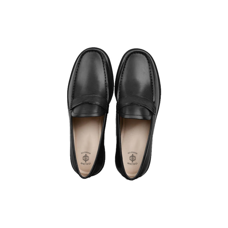 Platform Plain Loafer Shoes