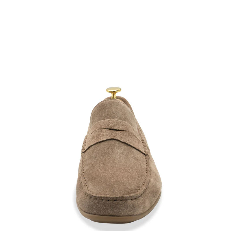 Gregores Suede Penny Moccasin