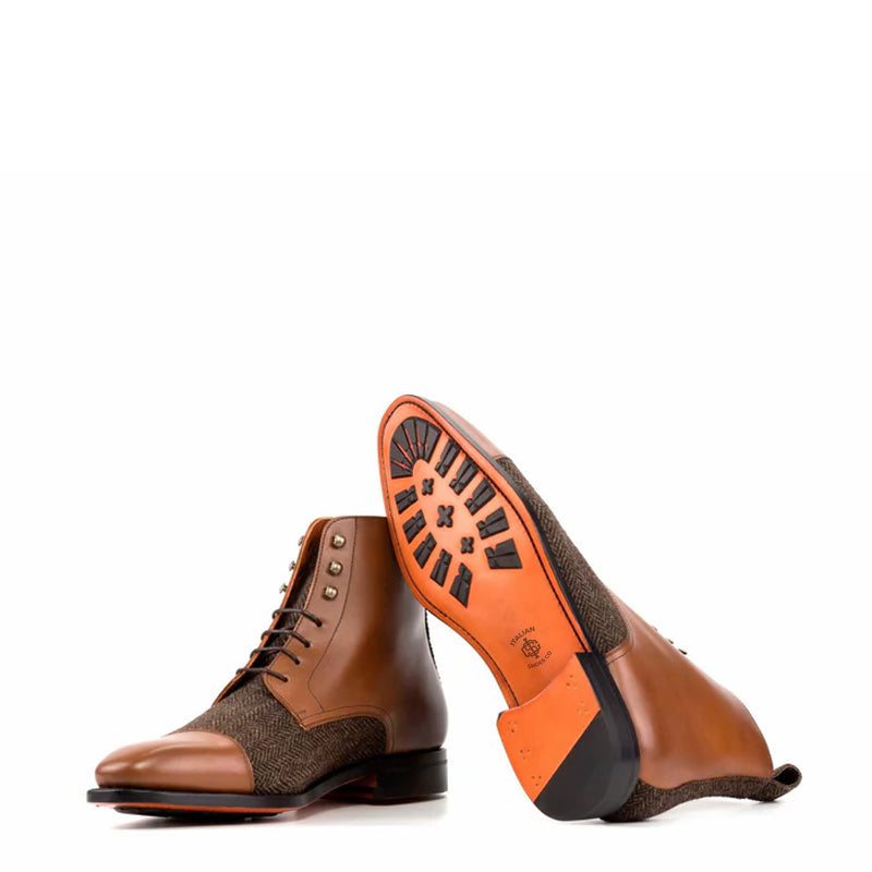 Custom HandMade Leather Lace Up Boots