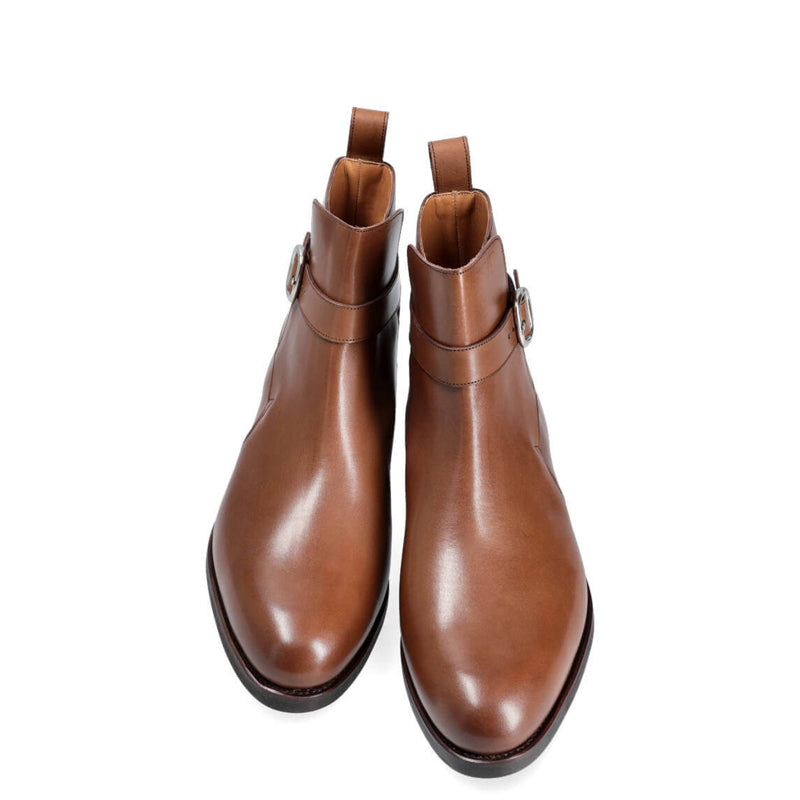 Premium Leather Stylish Jodhpur Brown Boot With Side Buckle