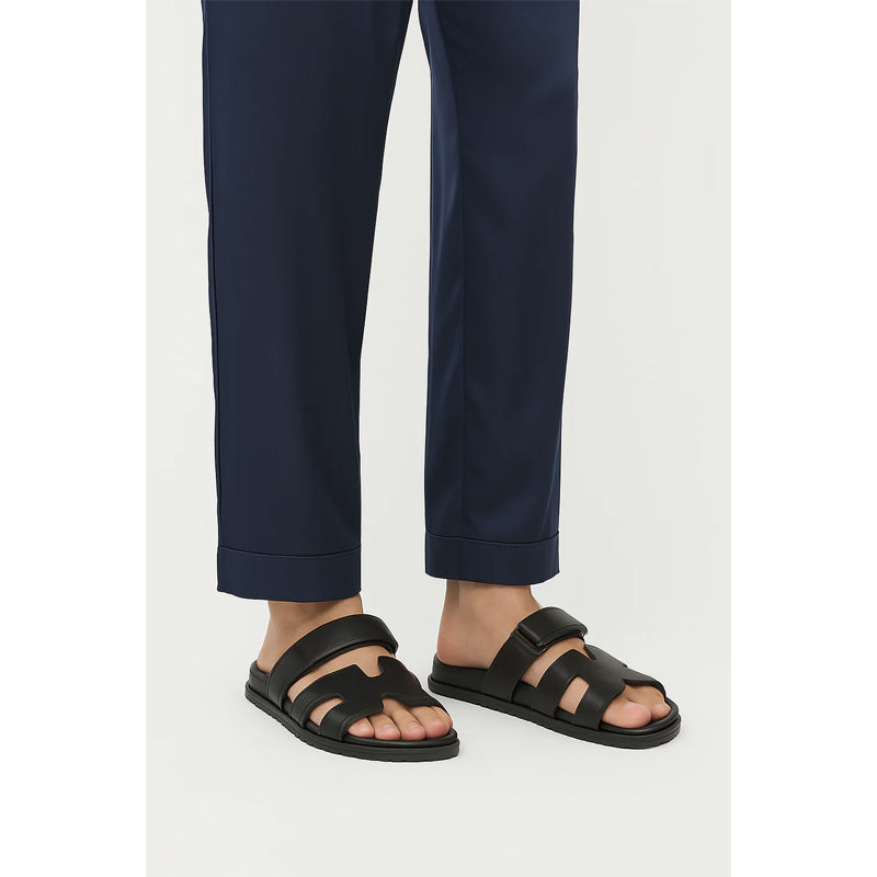 Luxury Sandals with Buckle Strap