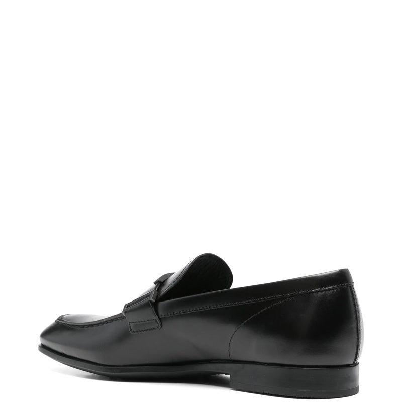 Penny Plaque Shiny Leather Loafer