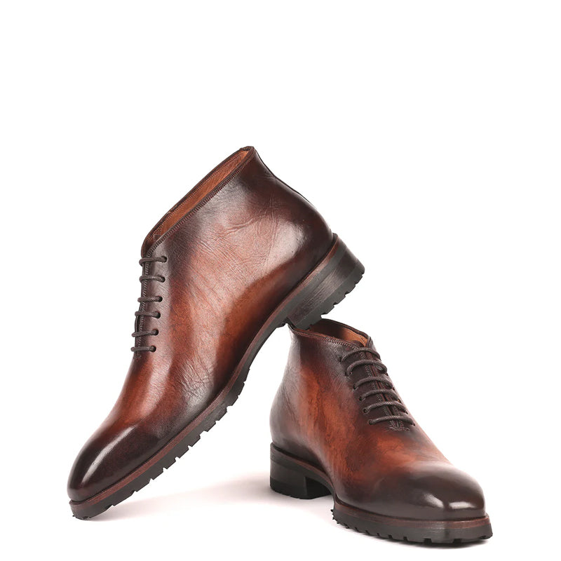 Men Custom Handmade Leather Ankle Boot