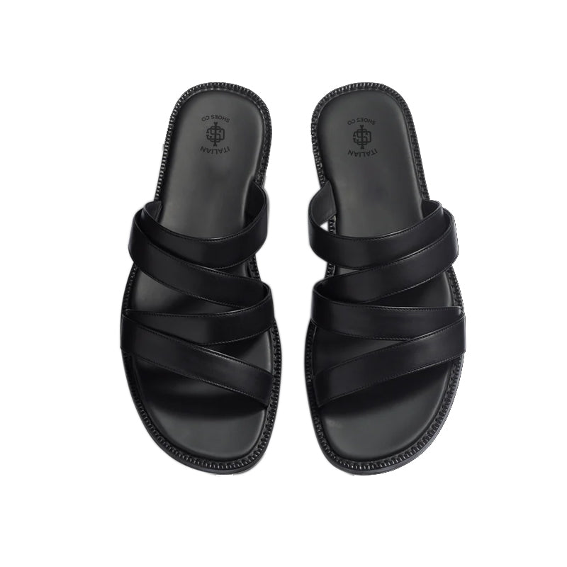 Men's Brown Strappy Comfort Sandal