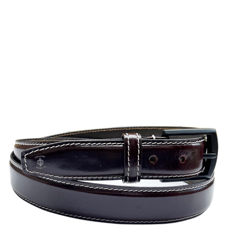 Virtue Filo Bianco Leather Belt