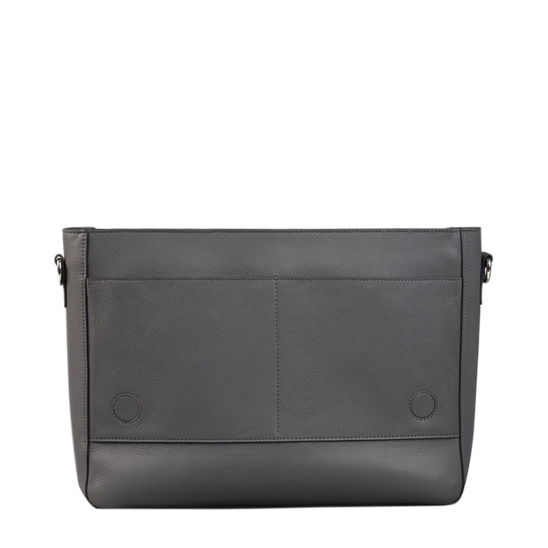 Carismatico Leather Messenger Black Bag For Men