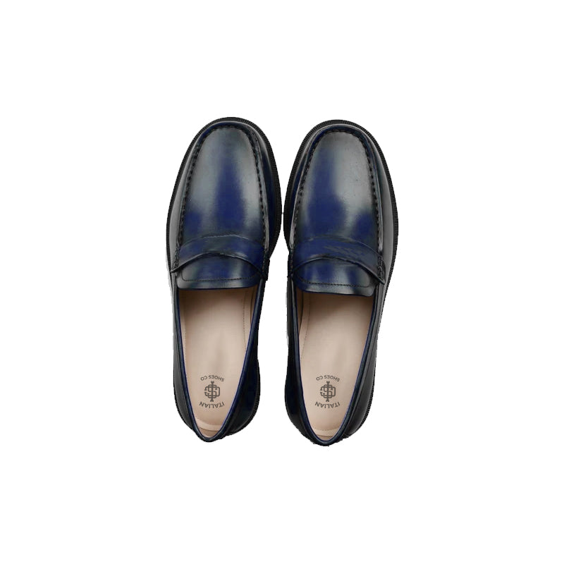 Platform Plain Loafer Shoes