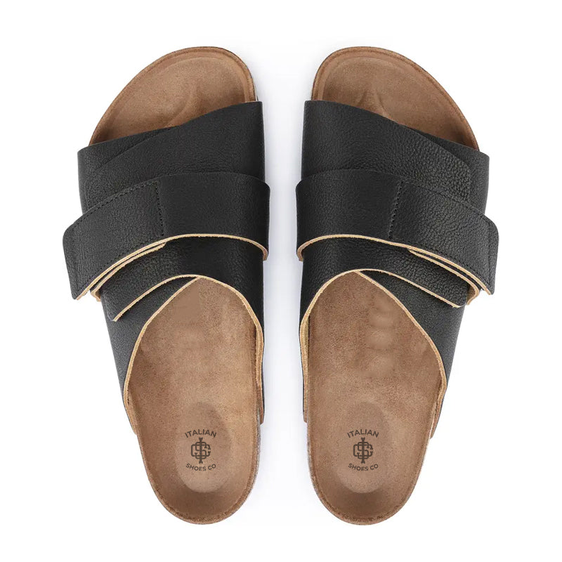 BreezFit Slip-On Regular Black Sandal