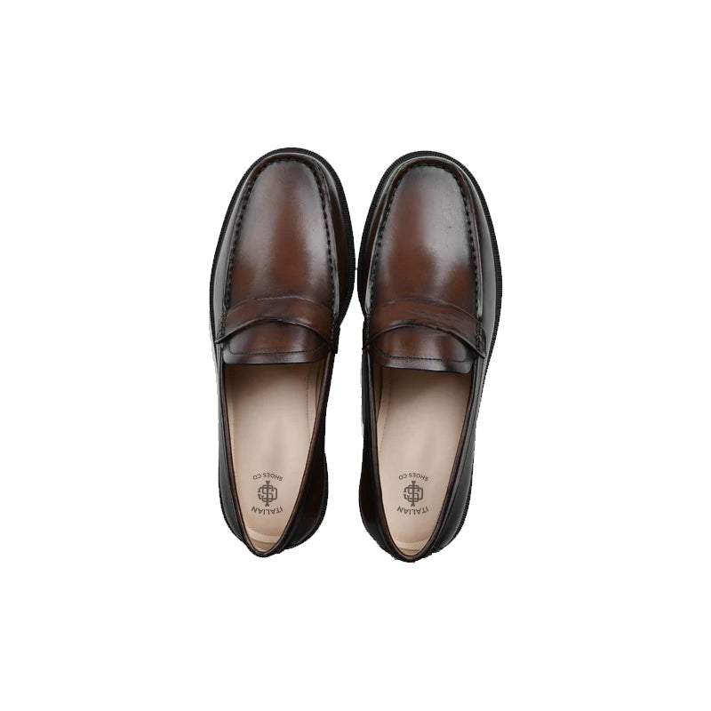 Platform Plain Loafer Shoes