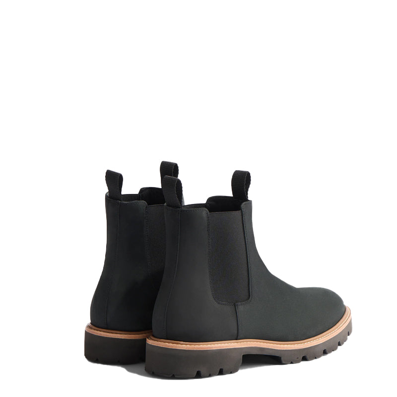 Midnight Double Strip Leather Chelsea Boot