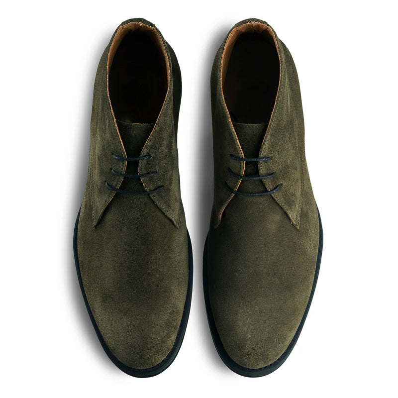 Pure Leather Suede Desert Chukkas Boot