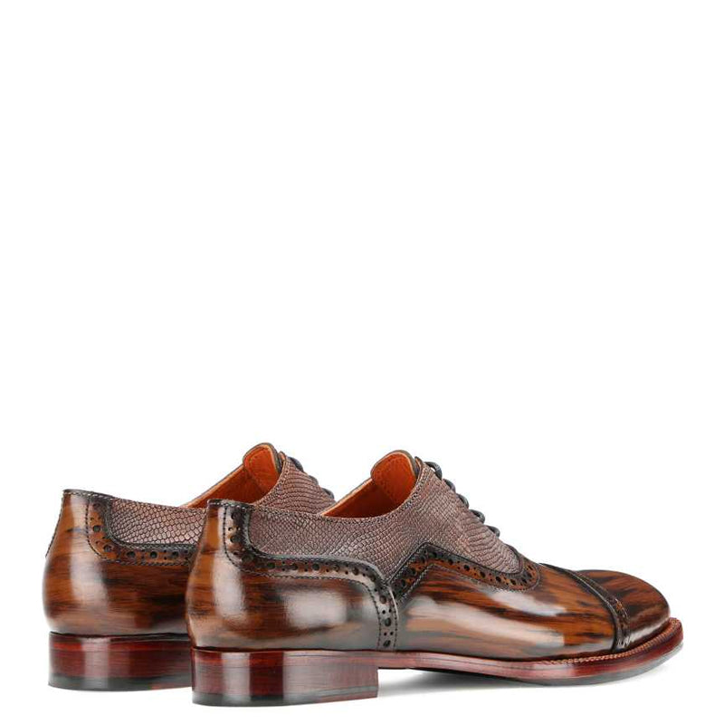Premium Captoe Shiny Leather Oxford Shoes