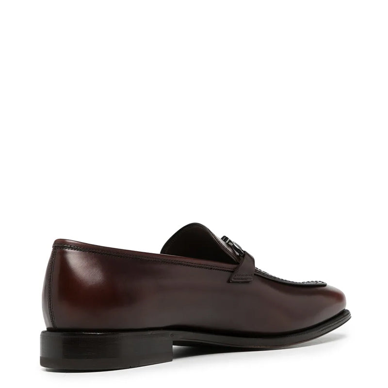 Men s Horse bit Leather Buckle Loafer