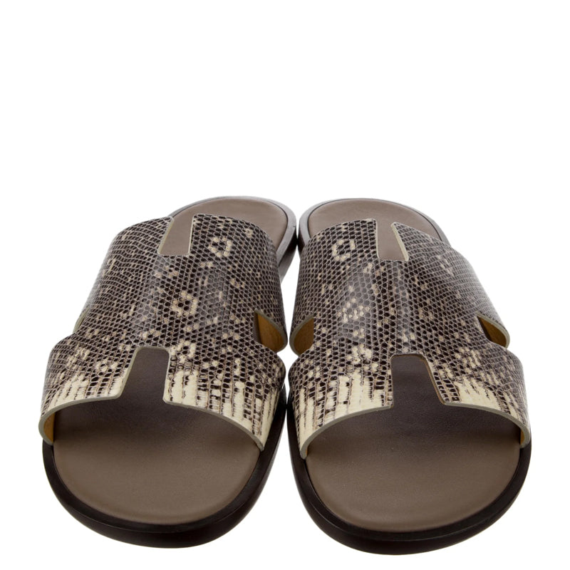 Luxury Croco Leather Oran Sandal
