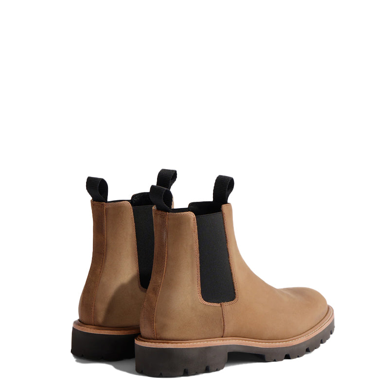 Midnight Double Strip Leather Chelsea Boot