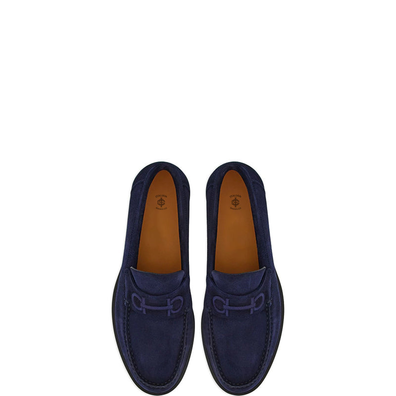 Fort Ricamo Suede Loafers for Men