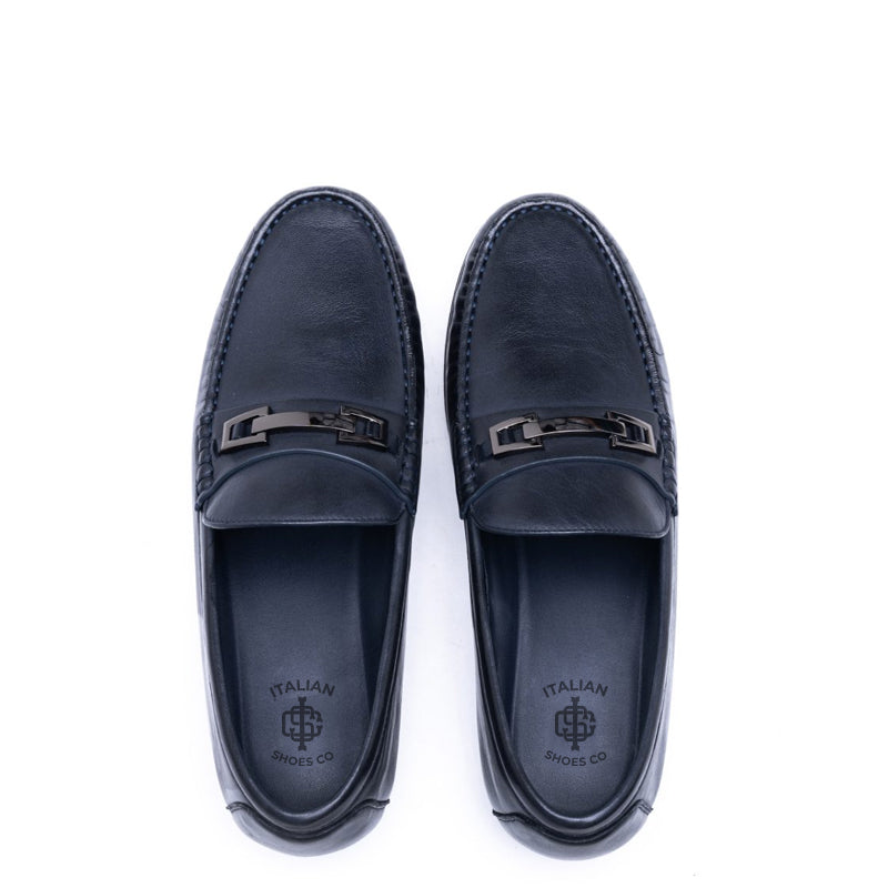 Penny Leather Slip-On Bit Loafer