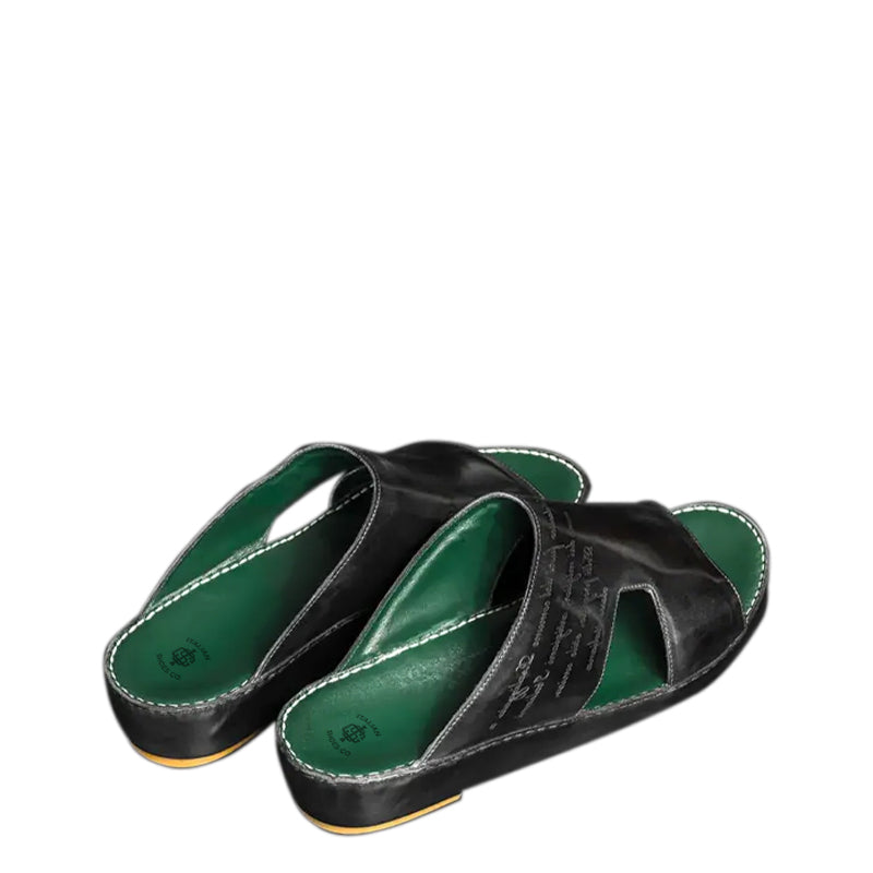 Stylish Fields Open Toe Comfort Arabic Olive Green Sandal