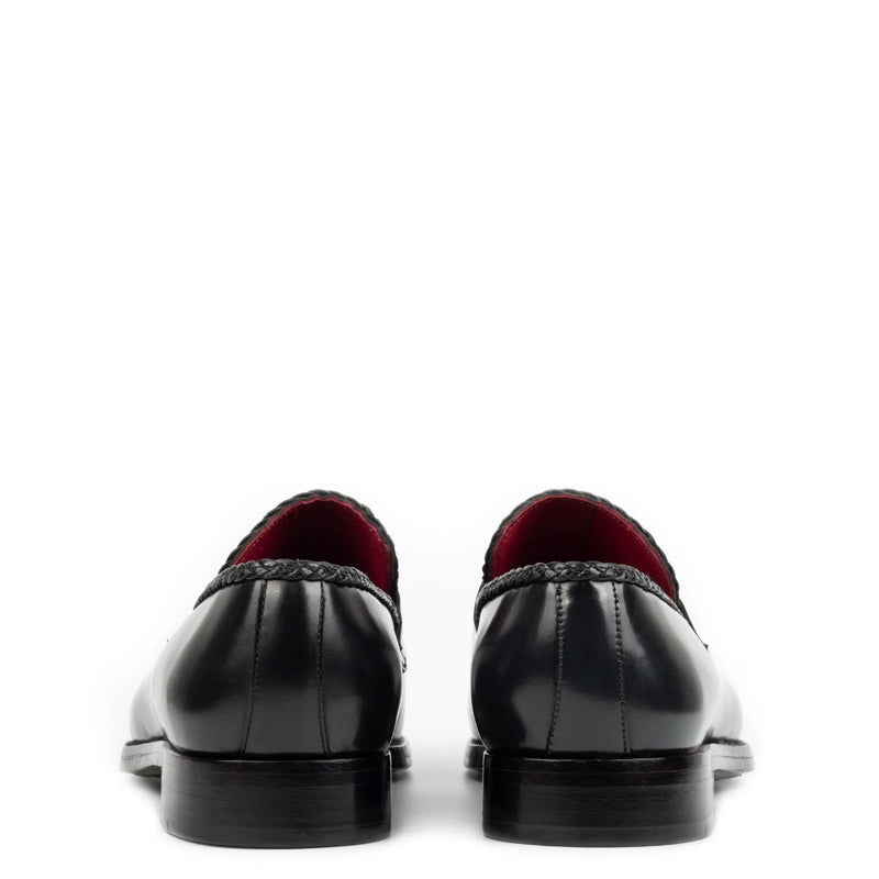 Claasic Design Plain Polished Leather Loafer