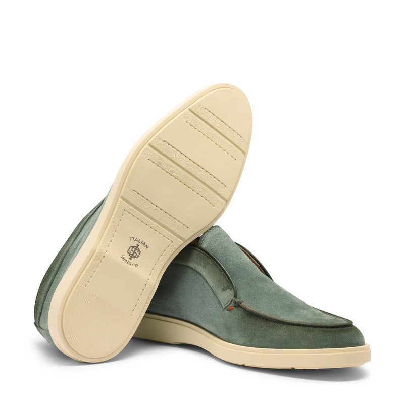 Natural Suede Loafer For Men