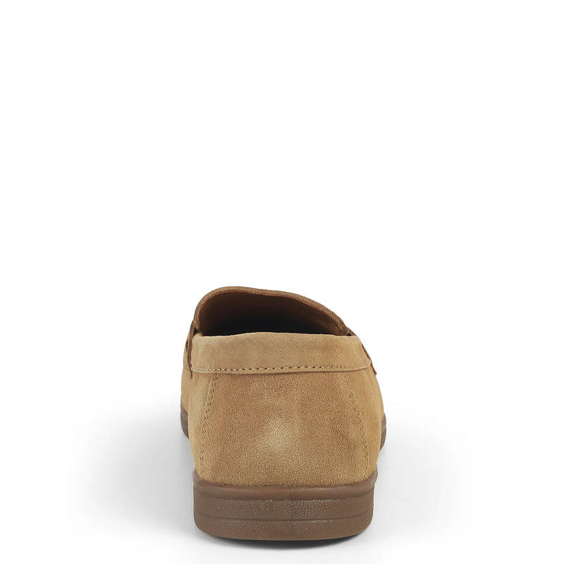 Suede Casual Leather Penny Blue Loafer For Men