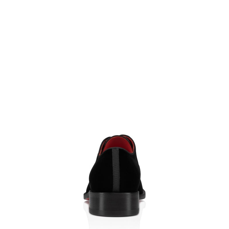 Men Suede Velvet Leather Maroon Derby Shoe