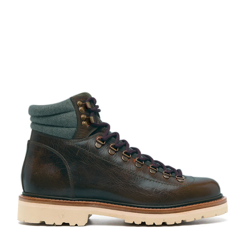 Padded Ankle Lace-Up boots