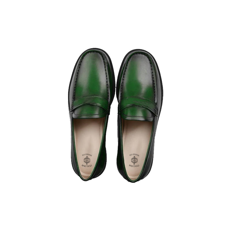 Platform Plain Loafer Shoes