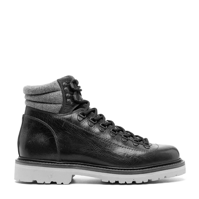 Padded Ankle Lace-Up boots