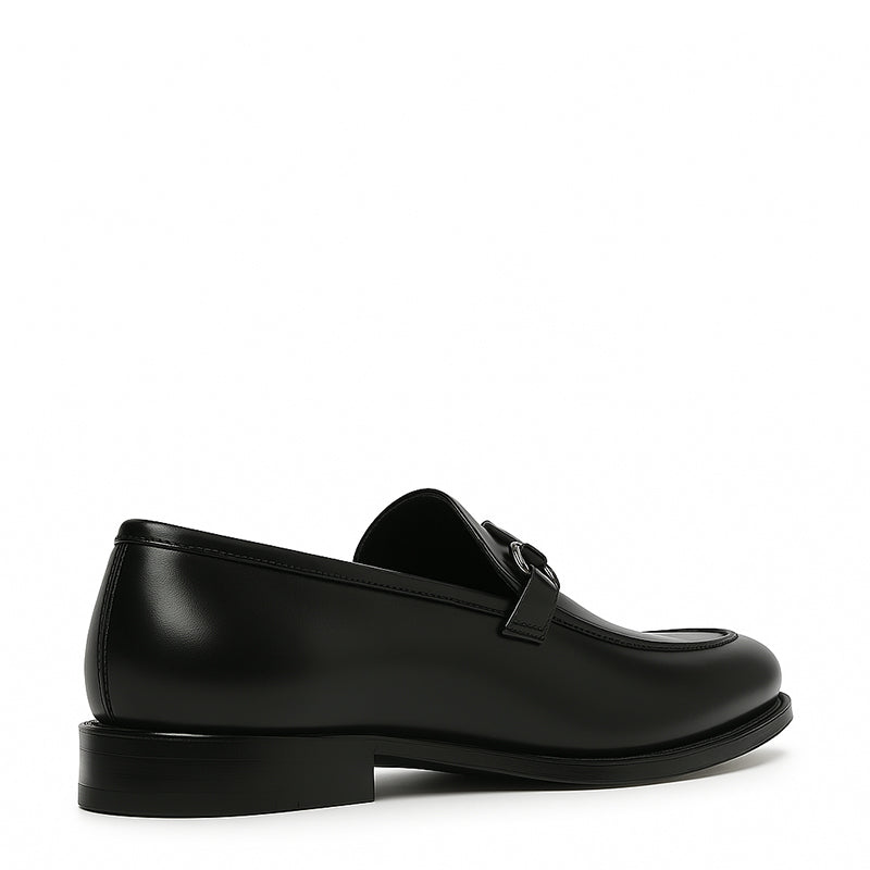 Men s Horse bit Leather Buckle Loafer