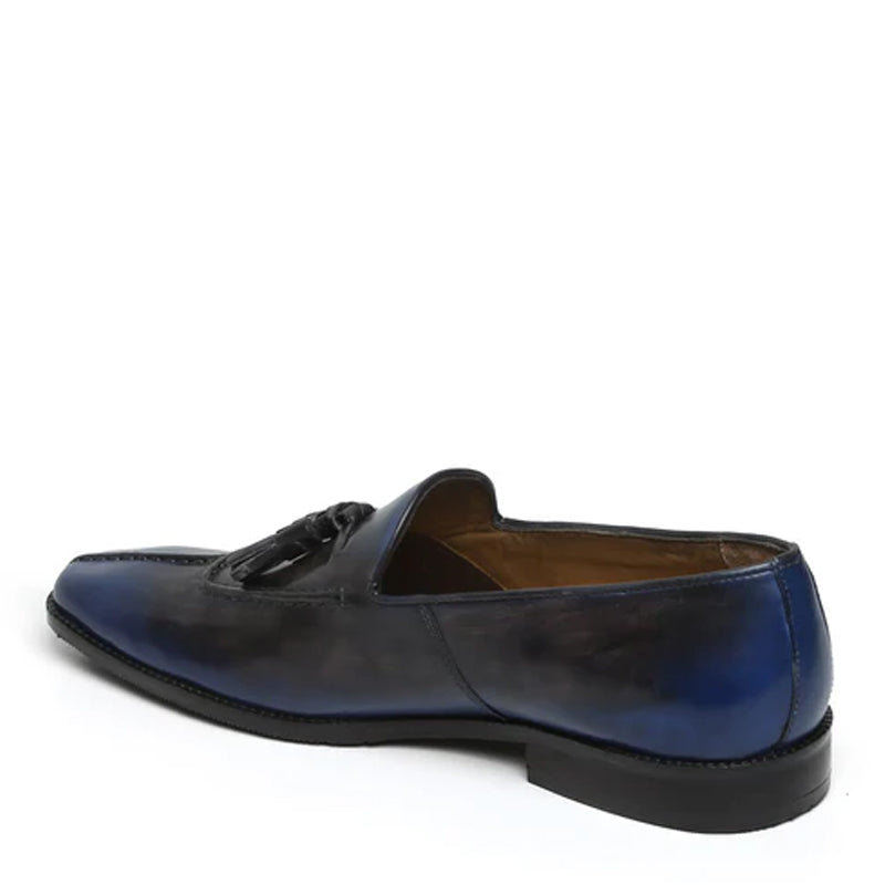 Handmade Leather Slip-On Formal Red Tassel Loafer