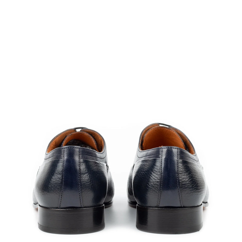 Pure Handmade Leather Textured Oxford Shoe
