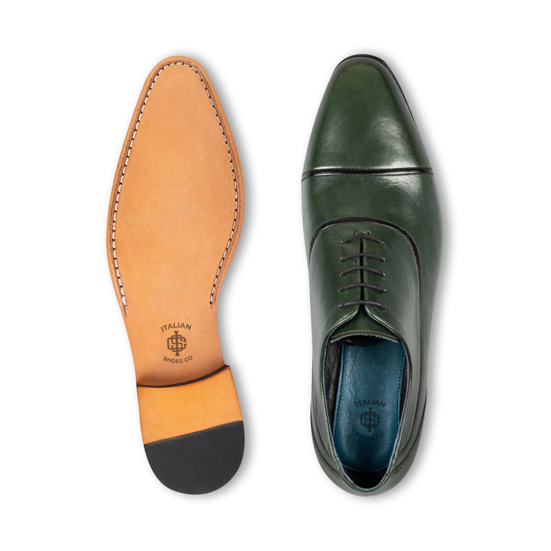 Classic Design Plain Leather Formal Oxford Shoe