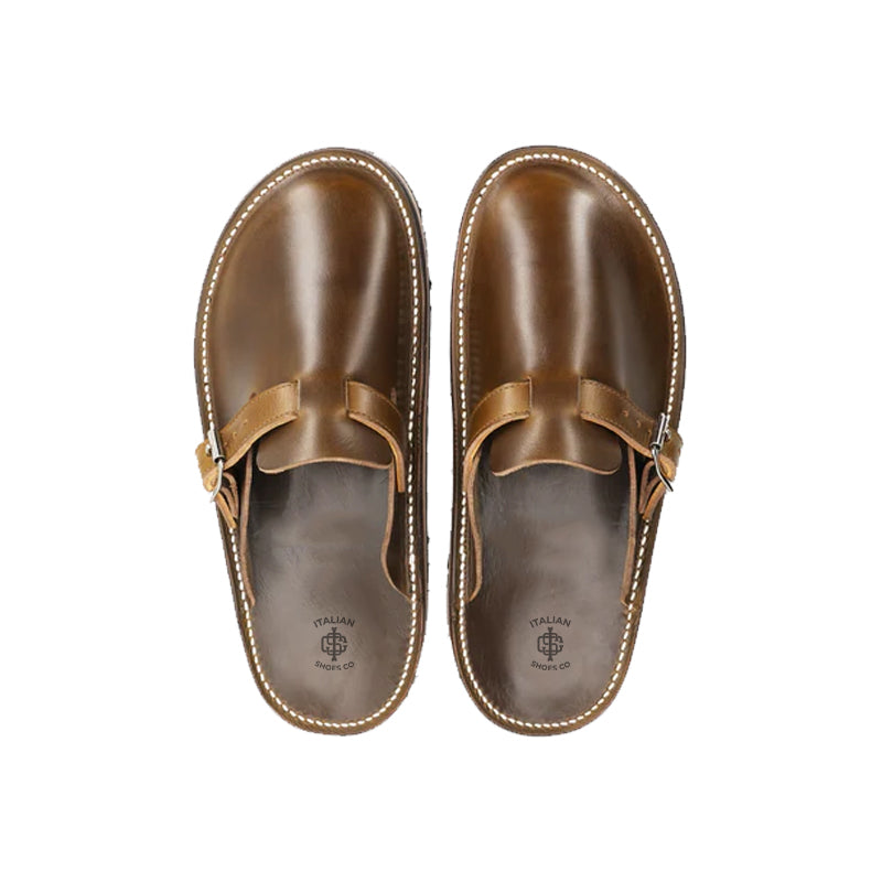 Buckle Clogs Slit Sandal