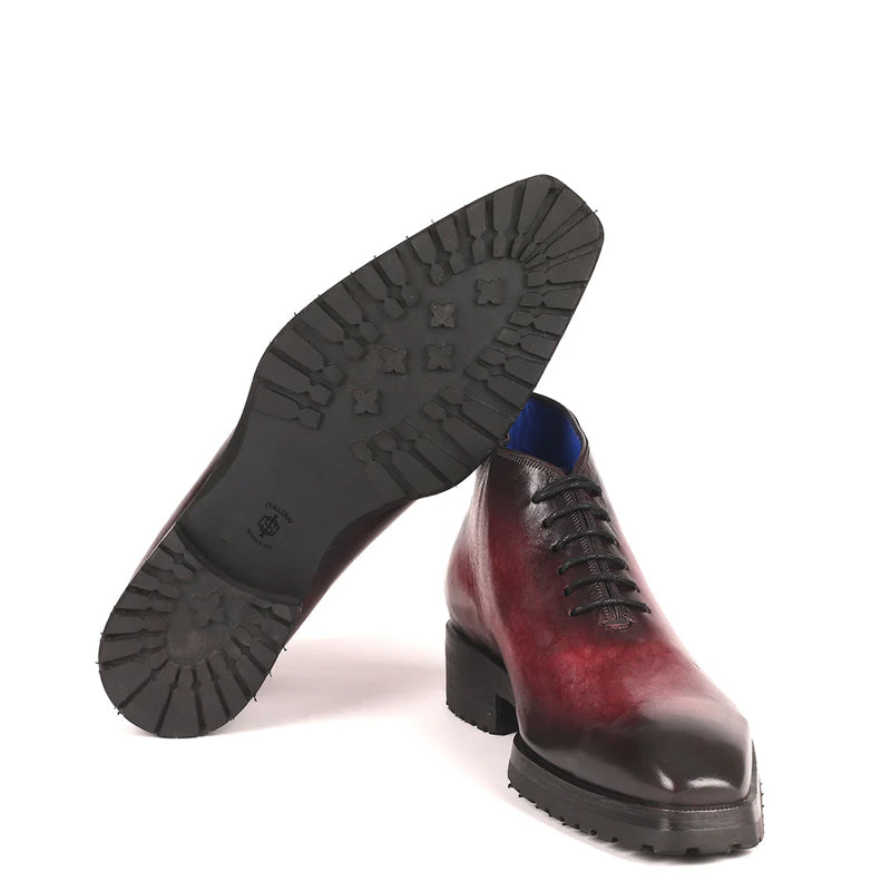 Men Custom Handmade Leather Ankle Boot
