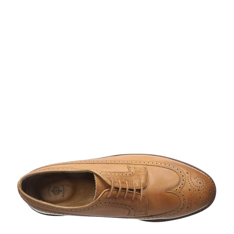 Classic Design Wingtip Leather Oxford Shoe
