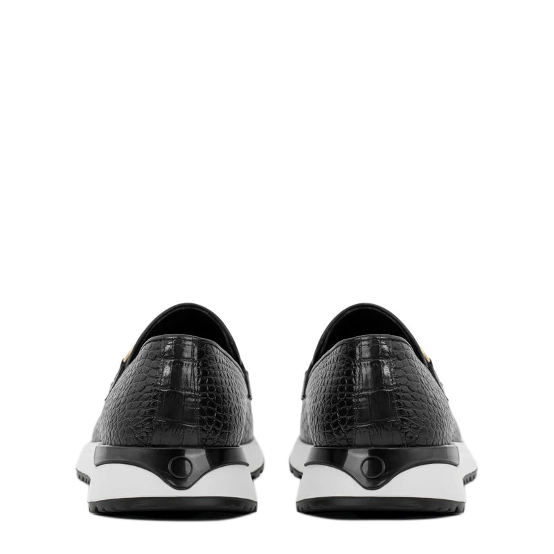 Crocodile Leather Loafer Men s Shoe
